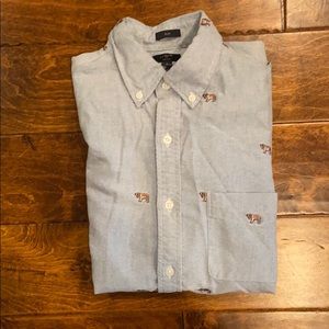 Men’s slim fit J crew button down